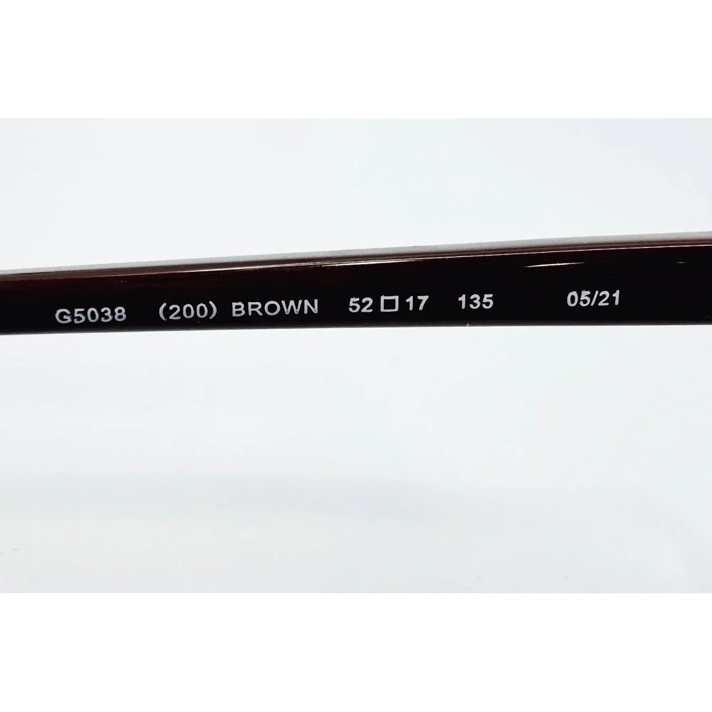 Altair Genesis Eyeglass Frames Womens Brown Semi-Rimless G5038 52-17-135
